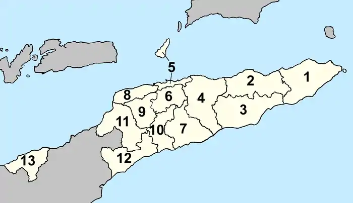 2015 East Timor municipalities numbers.png
