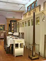 חדר התצוגה של רהיטי מקינטוש, במוזיאון Kelvingrove, Glasgow