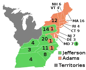 Electoral College map