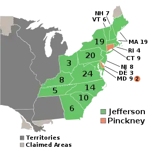 Electoral College map