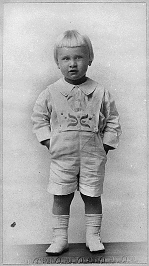 A young boy circa 1916