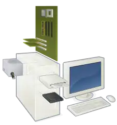 Personal computer, exploded 5, unlabeled.svg