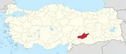 Adiyaman in Turkey.svg