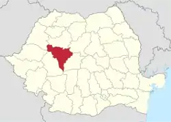 Alba in Romania.svg