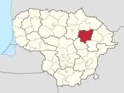 Anyksciai in Lithuania.svg
