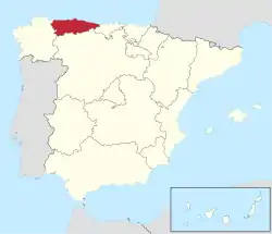Asturias in Spain (including Canarias).svg