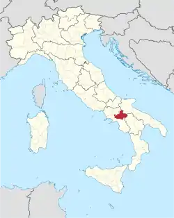 Avellino in Italy.svg