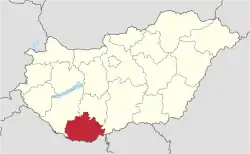 Baranya in Hungary.svg