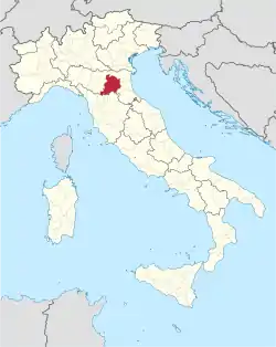 Bologna in Italy.svg