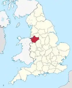 Cheshire (ceremonial county) in England.svg