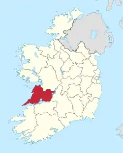 Clare in Ireland.svg