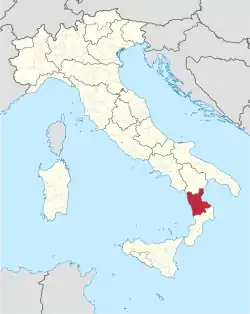 Cosenza in Italy.svg