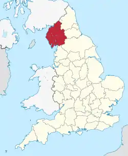 Cumbria (ceremonial county) in England.svg