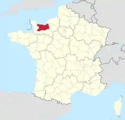Département 14 in France 2016.svg
