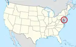 Delaware in United States (special marker) (US48).svg