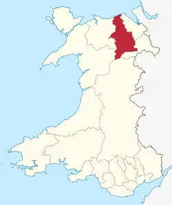 Denbighshire in Wales.svg