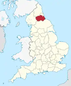 Durham (ceremonial county) in England.svg