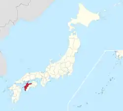 Ehime in Japan.svg