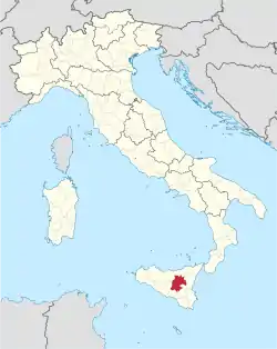 Enna in Italy.svg