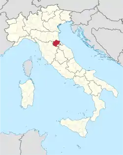 Forli-Cesena in Italy.svg
