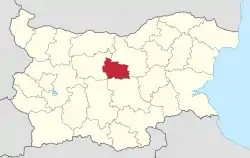 Gabrovo in Bulgaria.svg