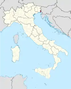 Gorizia in Italy.svg