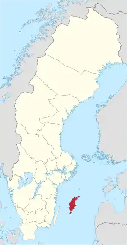 Gotlands län in Sweden.svg