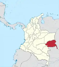 Guainia in Colombia.svg