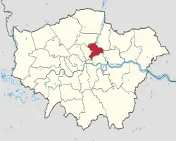 Hackney in Greater London.svg