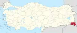 Hakkari in Turkey.svg