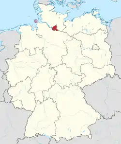 Hamburg in Germany (special marker).svg