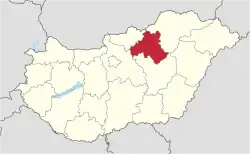 Heves in Hungary.svg