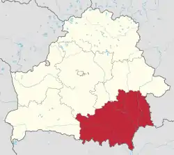 Homiel Voblast in Belarus.svg