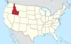 Idaho in United States (US48).svg