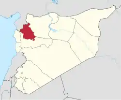 Idlib in Syria.svg