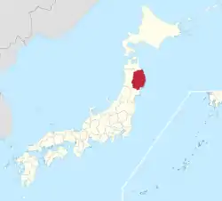 Iwate in Japan.svg