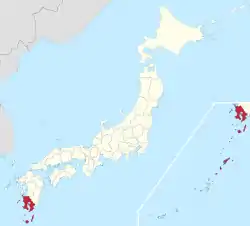 Kagoshima in Japan.svg