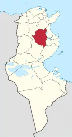 Kairouan in Tunisia.svg