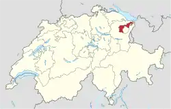 Kanton Appenzell Ausserrhoden in Switzerland.svg
