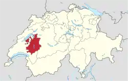 Kanton Freiburg in Switzerland.svg