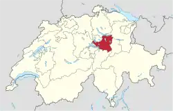 Kanton Schwyz in Switzerland.svg