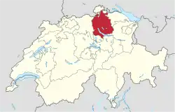 Kanton Zürich in Switzerland.svg