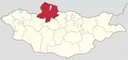 Khövsgöl in Mongolia.svg