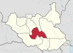 Lakes in South Sudan.svg