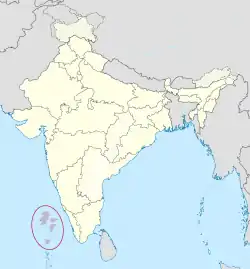 Lakshadweep in India (disputed hatched).svg