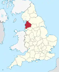 Lancashire (ceremonial county) in England.svg