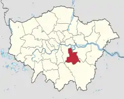 Lewisham in Greater London.svg