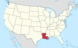 Louisiana in United States (US48).svg