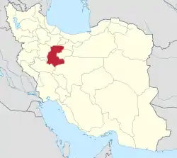 Markazi in Iran.svg