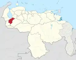 Merida in Venezuela (+claimed).svg
